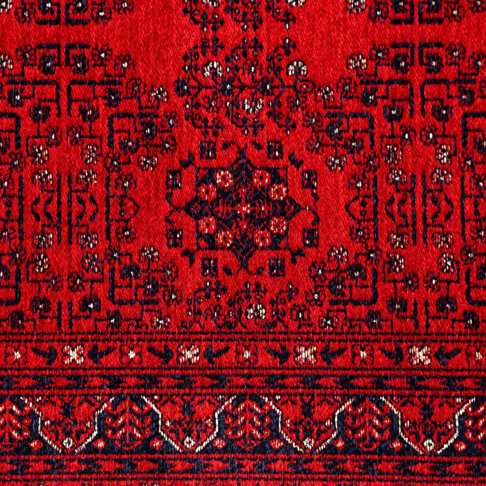 Mudo Home Jina Bold Hali Kirmizi Laci̇vert 120x180