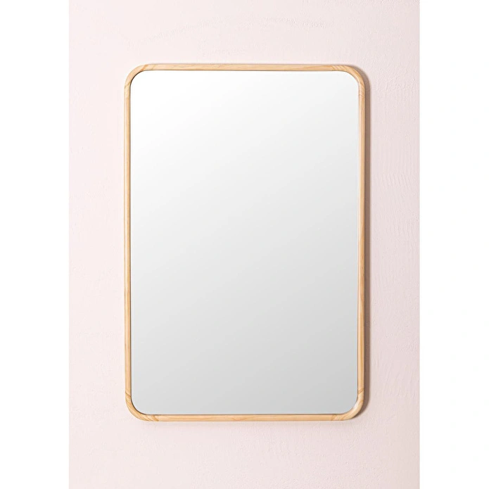 The Mia Ahşap Duvar Aynası 60x90 Cm