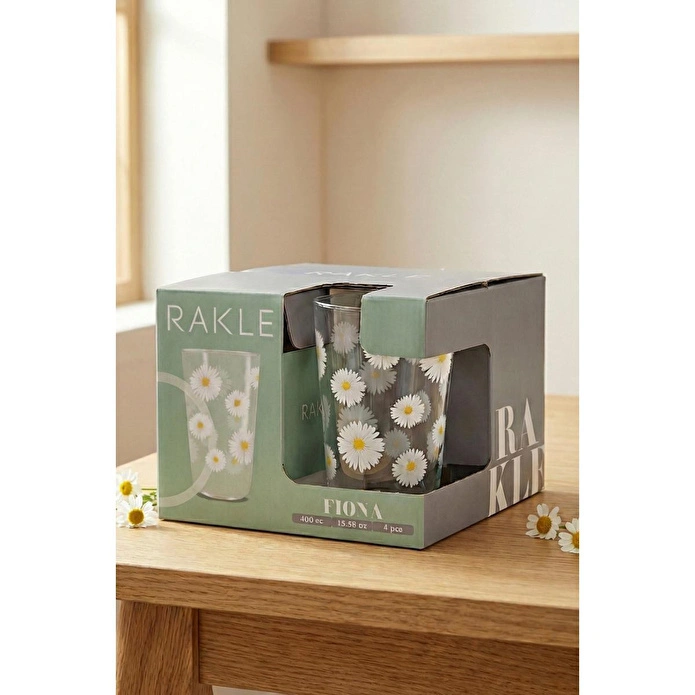 Rakle Fiona 4'lü Meşrubat Bardağı Seti 395 Cc