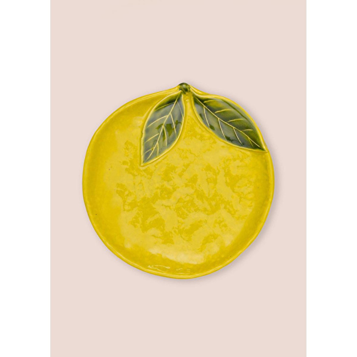 The Mia Pasta Tabağı Sarı 20 Cm