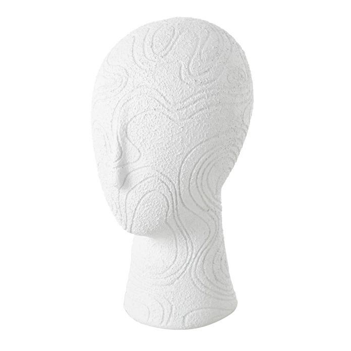 Mudo Home Modern Beyaz Bi̇blo 12x15x24 Cm