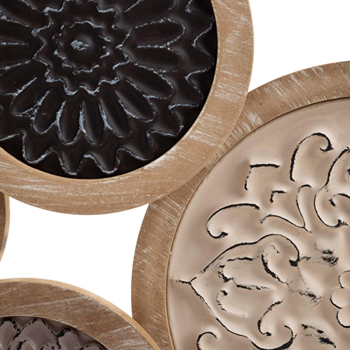 Mudo Home Aurora Natural Ahşap Duvar Dekoru 127x8.5x65cm