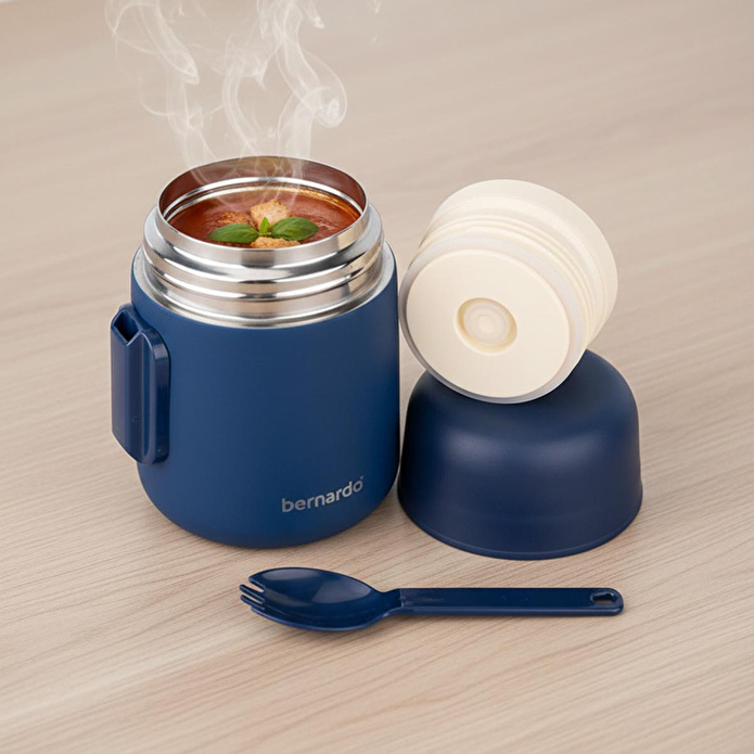 Bernardo Duo Yemek Termosu 500 Ml Lacivert