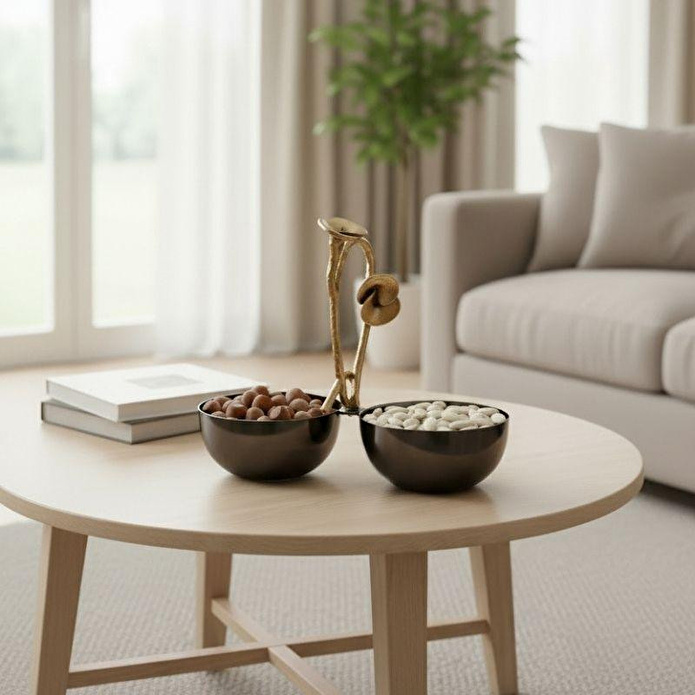 Cornella Rose 2'li Sunum Kasesi Silver - Gold