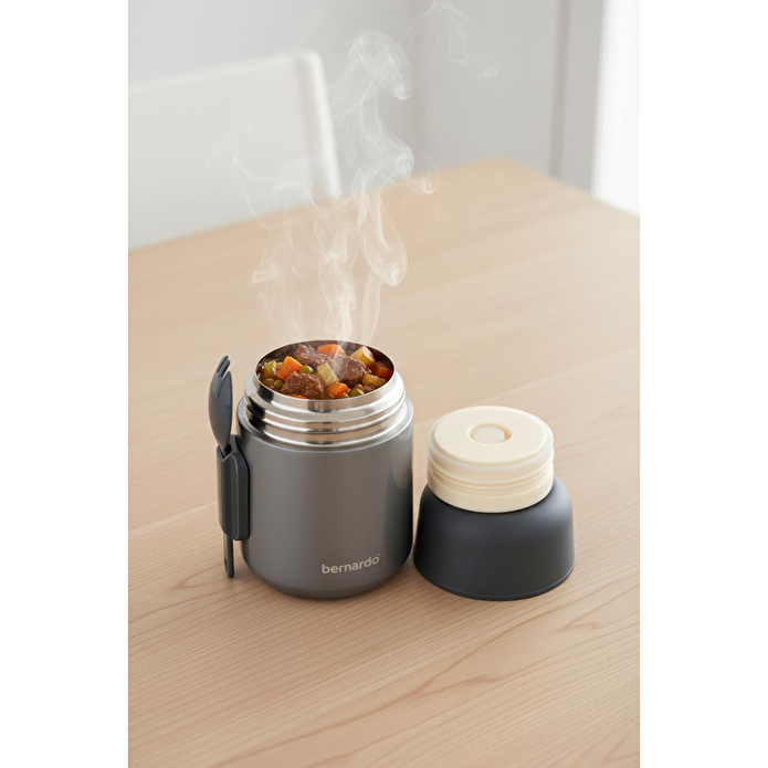 Bernardo Duo Yemek Termosu 500 Ml Metalik Gri