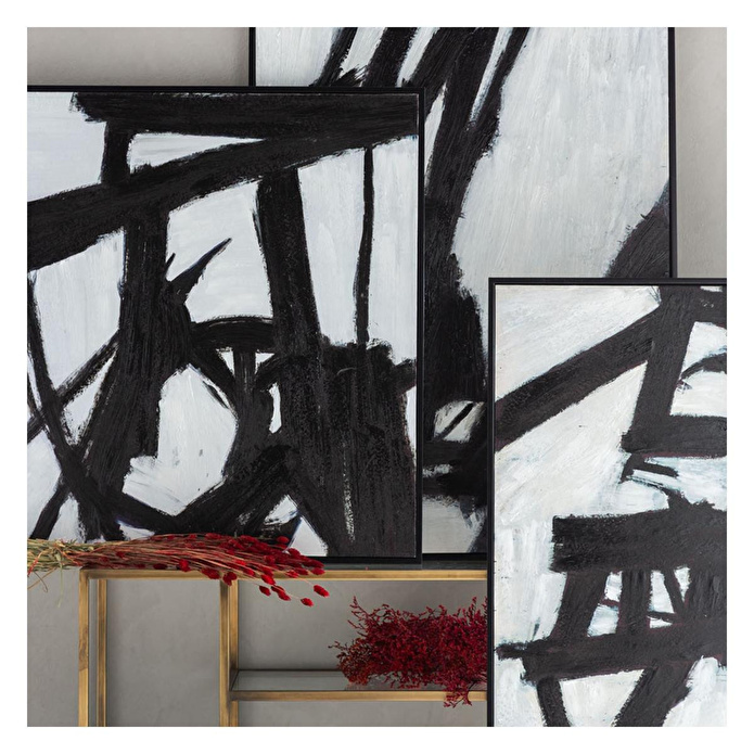 Mudo Home Birmingham Çerçeveli̇ Yağli Boya Tablo 100x100cm