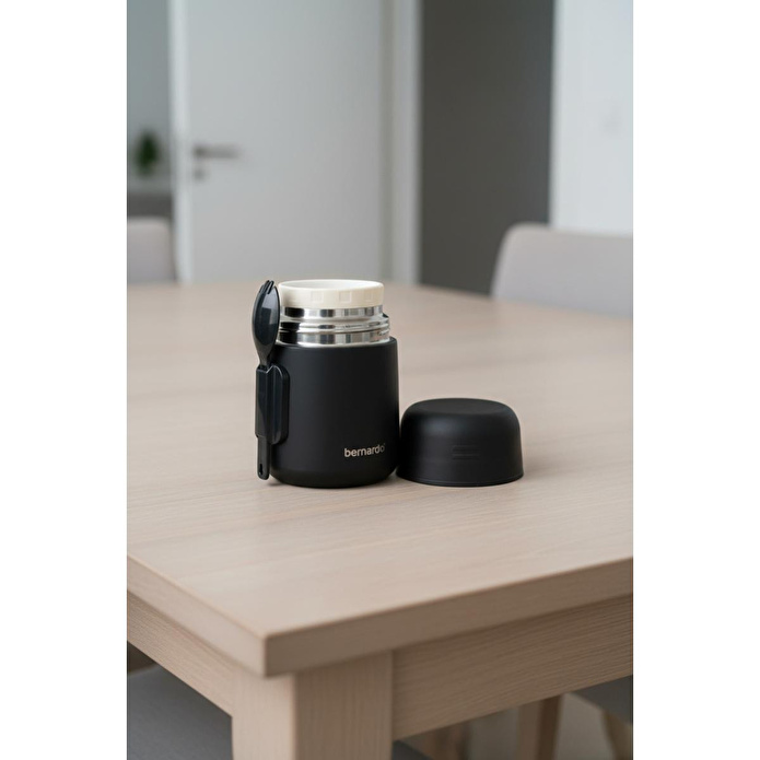 Bernardo Duo Yemek Termosu 500 Ml Siyah