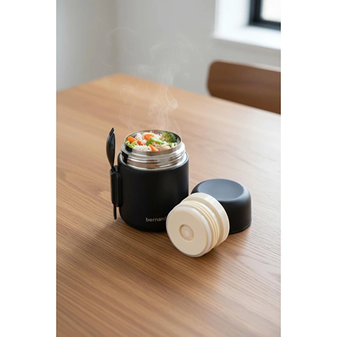 Bernardo Duo Yemek Termosu 500 Ml Siyah