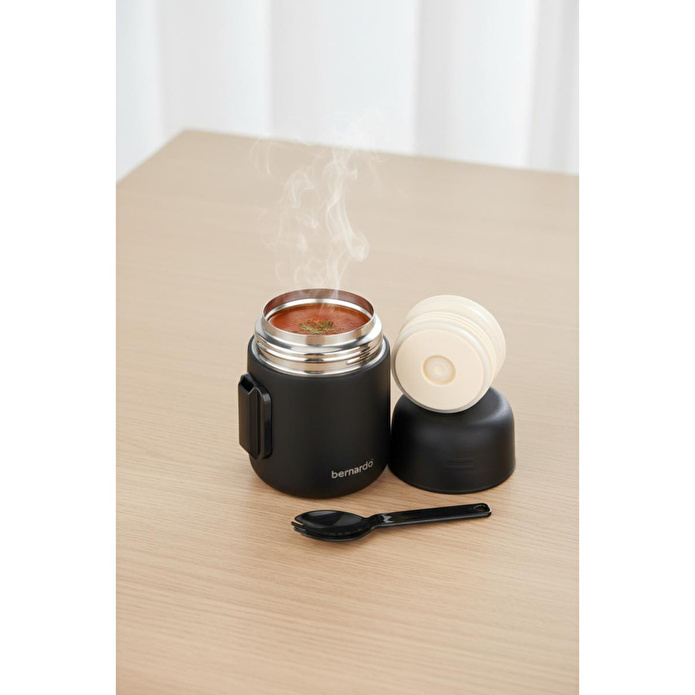 Bernardo Duo Yemek Termosu 500 Ml Siyah