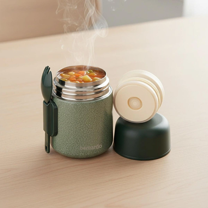 Bernardo Duo Yemek Termosu 500 Ml Yeşil