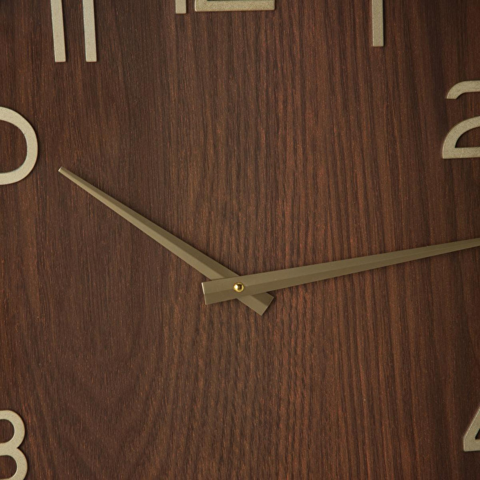 Mudo Home Dark Wood Duvar Saati̇ 50cm