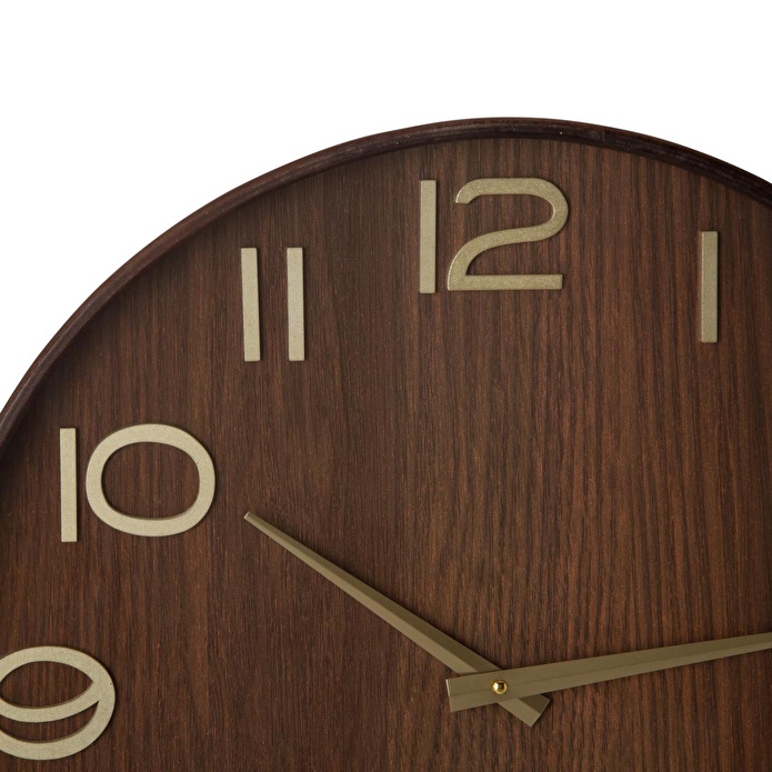 Mudo Home Dark Wood Duvar Saati̇ 50cm