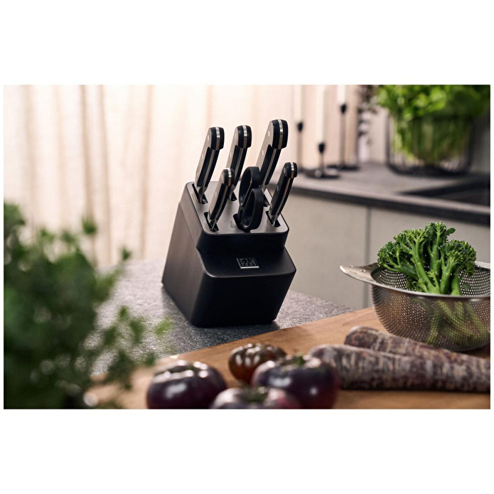 Zwilling Pro Blok Bıçak Seti Kendinden Bilemeli, 7-parça