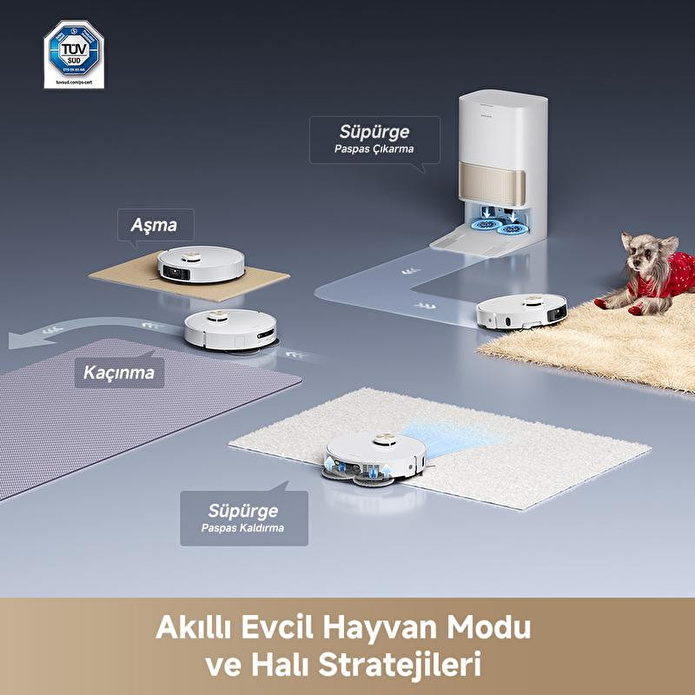 Dreame L40s Pro Ultra Robot Süpürge, 19.000 Pa Emiş Gücü