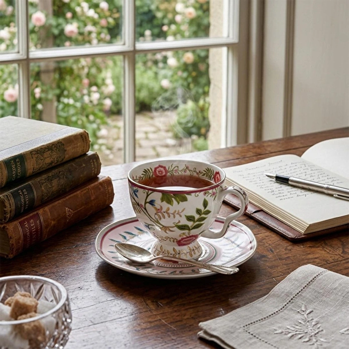 Lucky Art Florine Bone 6lı Cay Fincan Seti