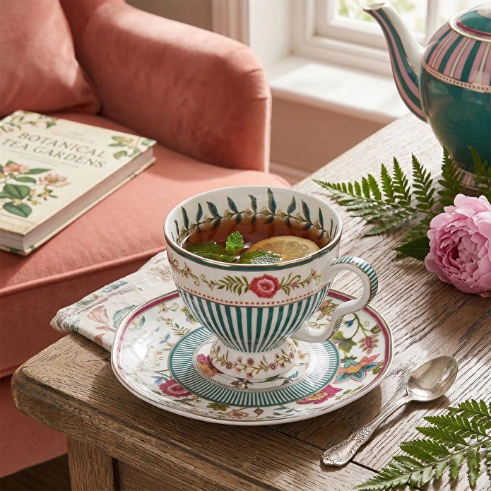 Lucky Art Florine Bone 6lı Cay Fincan Seti