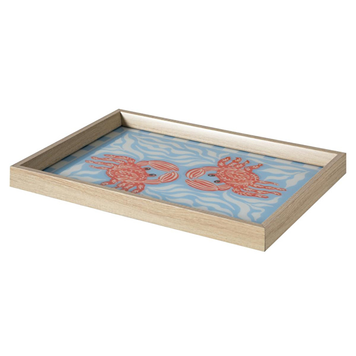 Mudo Home Crabs Dekorati̇f Tepsi̇ 31x42 Cm