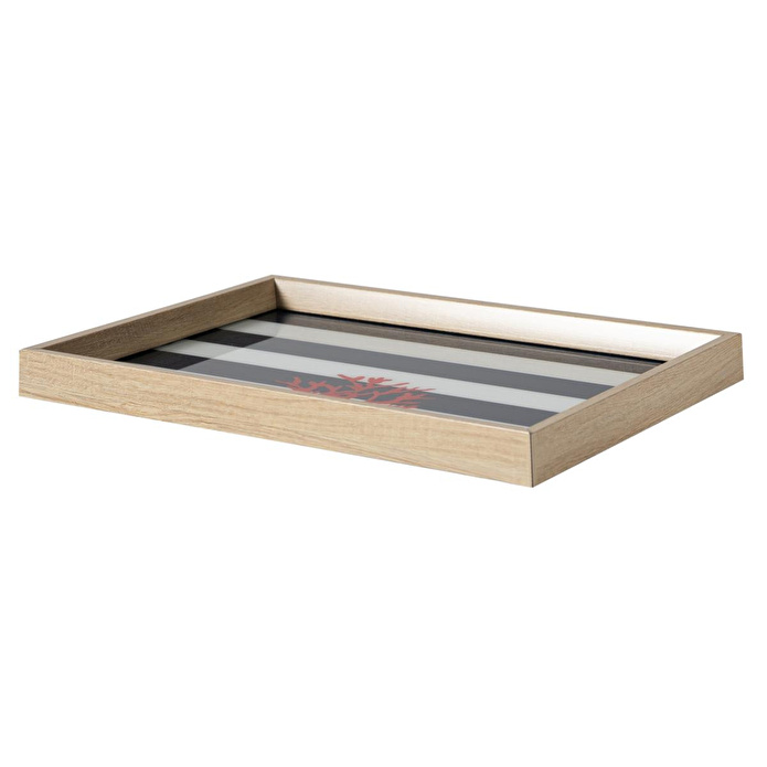 Mudo Home Coral Dekorati̇f Tepsi̇ 31x42 Cm