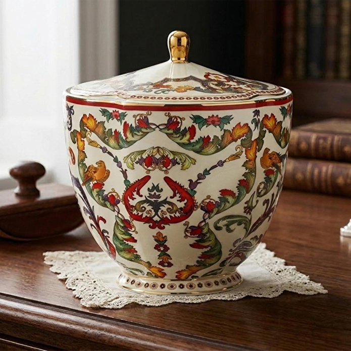 Lucky Art Velora Bone Buyuk By Kavanoz