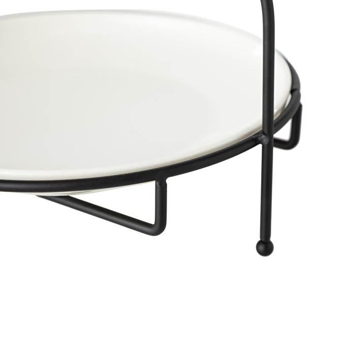 Mudo Home Gurme Standli Sunum 22cm - Si̇yah