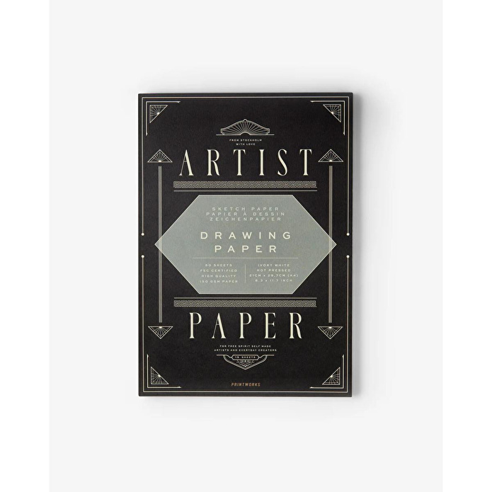 Printworks 50 Yaprak Sulu Boya Defteri - Aquarelle