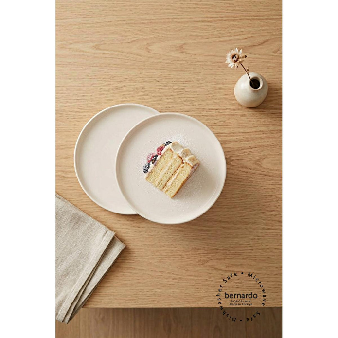 Bernardo Vera 6 Parça Pasta Takımı Beyaz