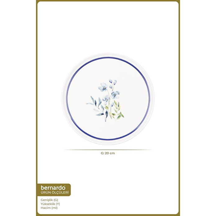 Bernardo Clara 6 Parça Pasta Takımı