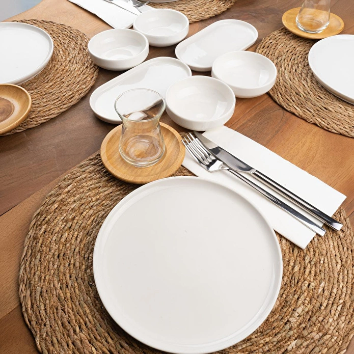 Bernardo Lily 12 Parça Kahvaltı Takımı Beyaz