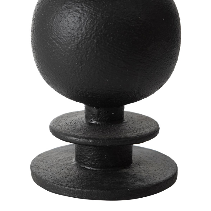 Mudo Home Black Stone Mumluk 10x10x18 Cm