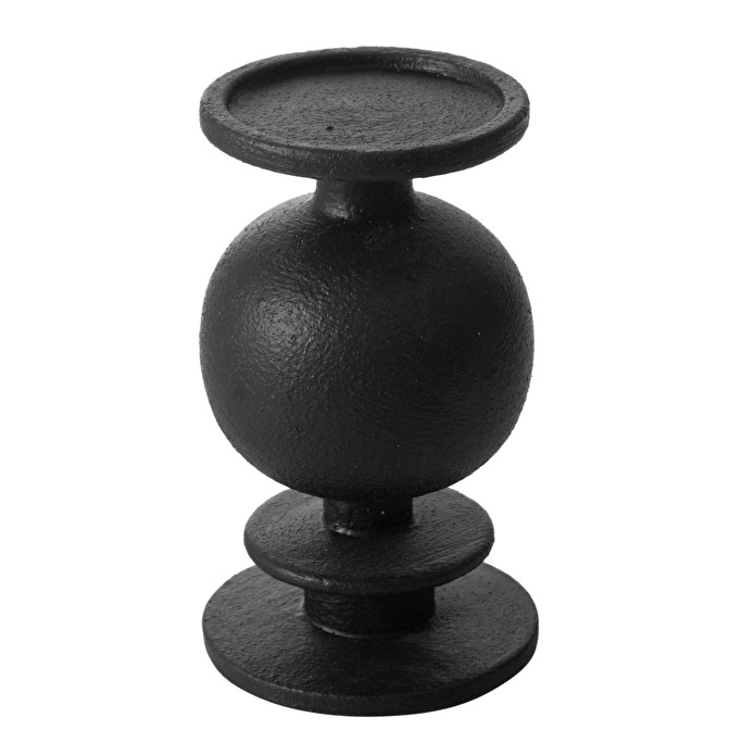 Mudo Home Black Stone Mumluk 10x10x18 Cm