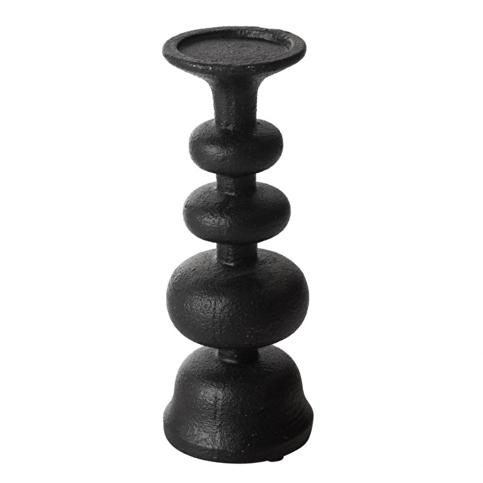 Mudo Home Black Stone Mumluk 8x8x22 Cm