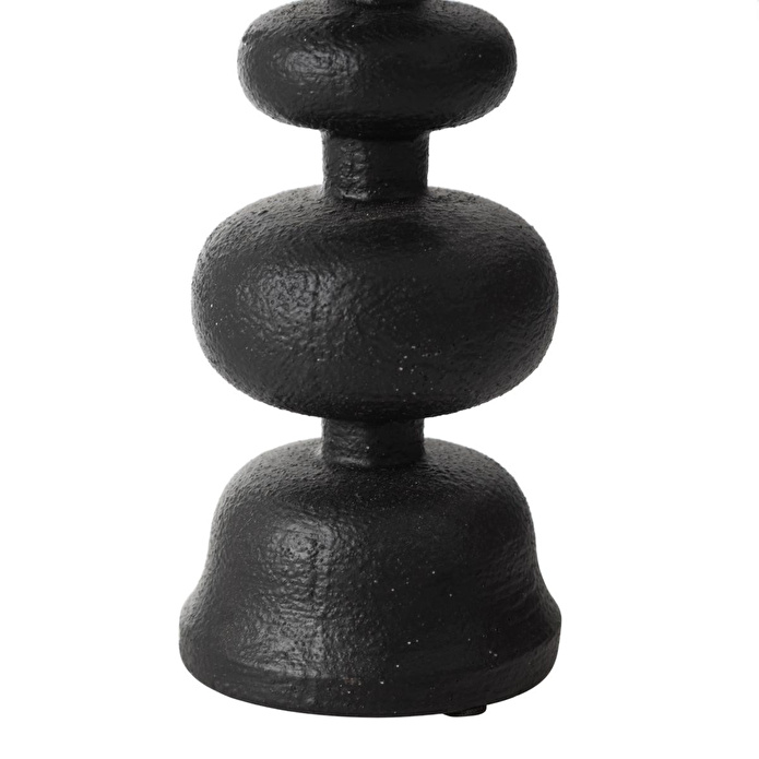 Mudo Home Black Stone Mumluk 8x8x22 Cm