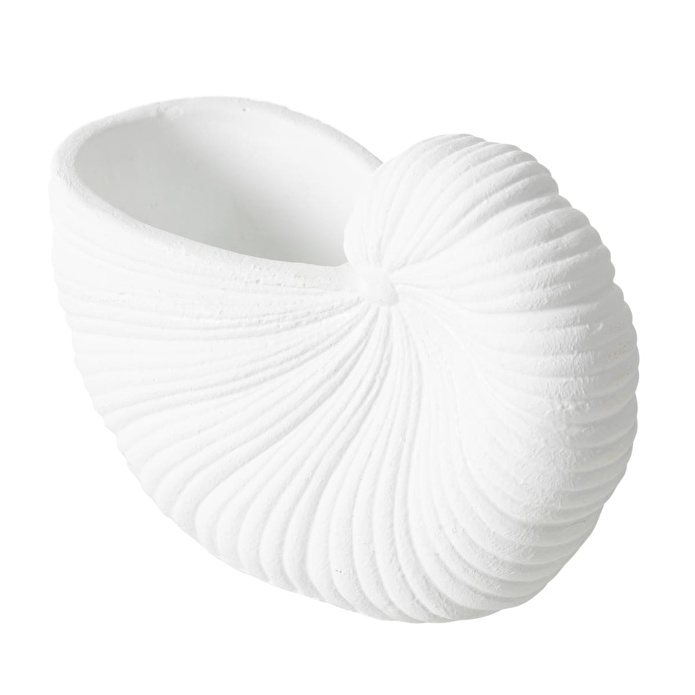 Mudo Home White Shell Vazo 21x10x15 Cm