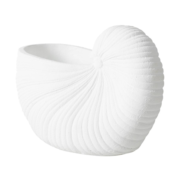 Mudo Home White Shell Vazo 26x13x19 Cm