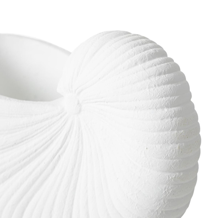Mudo Home White Shell Vazo 26x13x19 Cm