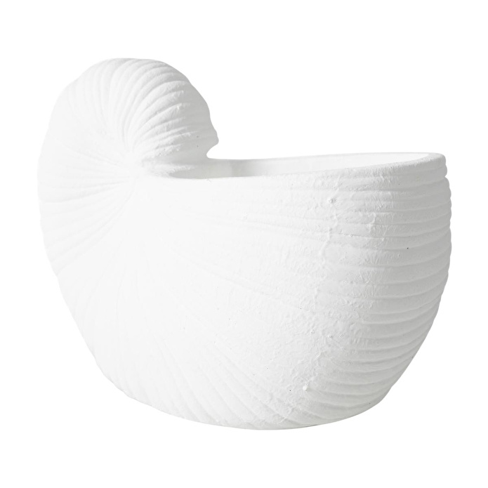 Mudo Home White Shell Vazo 26x13x19 Cm