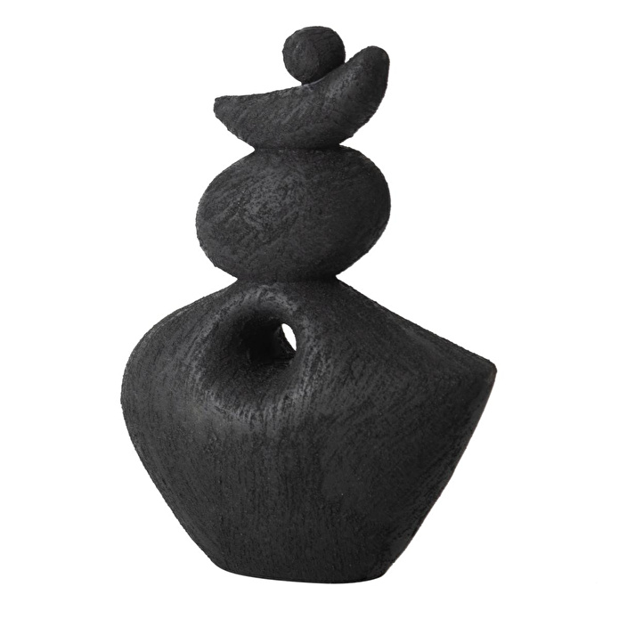 Mudo Home Black Stone Bi̇blo 17x7x23 Cm