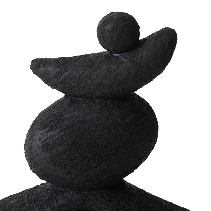 Mudo Home Black Stone Bi̇blo 17x7x23 Cm