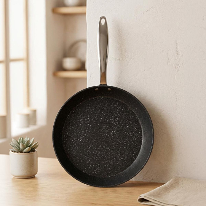 Bernardo Chef Line Granit Tava Siyah 28cm