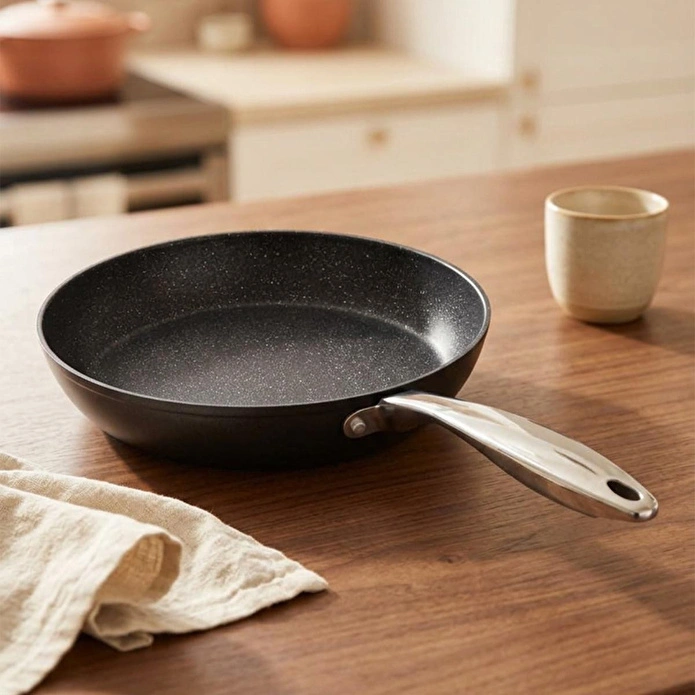 Bernardo Chef Line Granit Tava Siyah 28cm