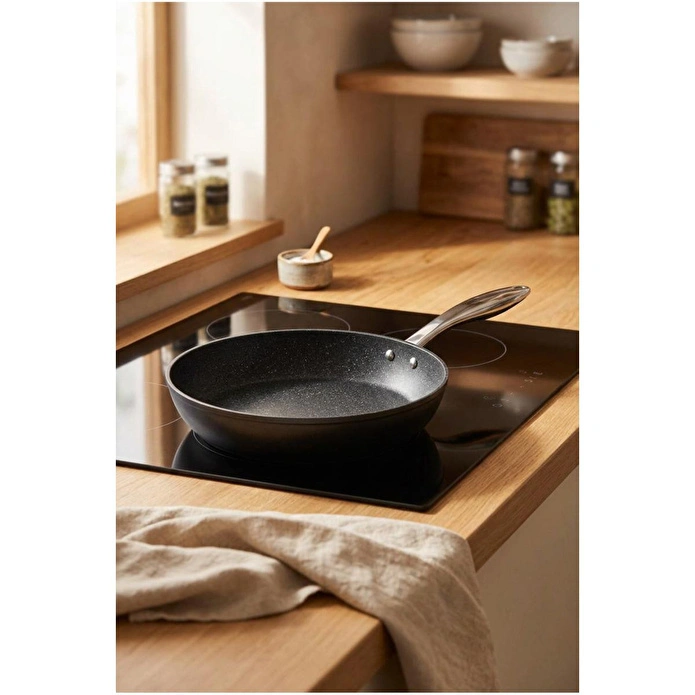 Bernardo Chef Line Granit Tava Siyah 28cm