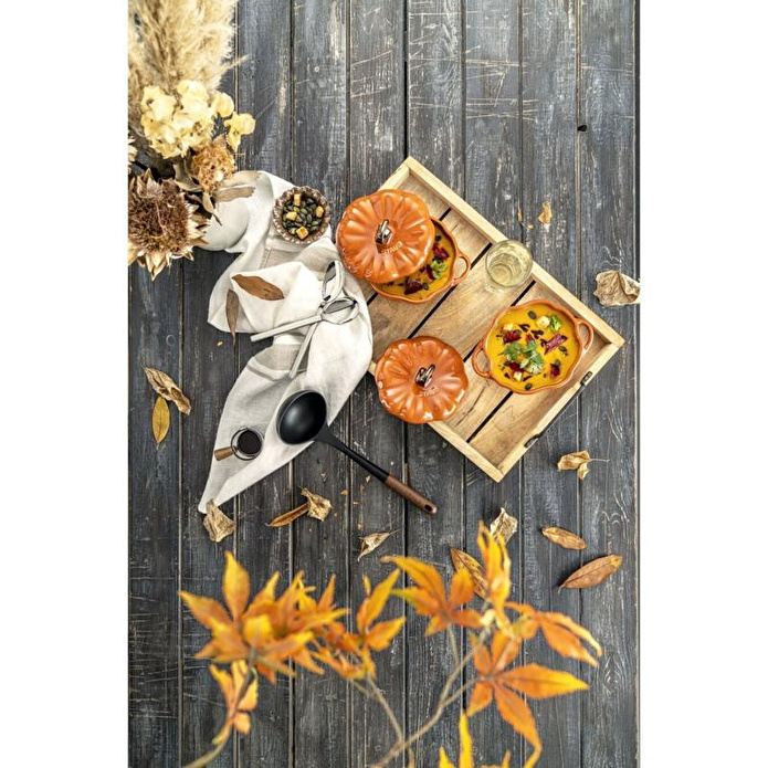 Staub Seramik Balkabağı Mini Tencere Tarçın 15 Cm 700 Ml