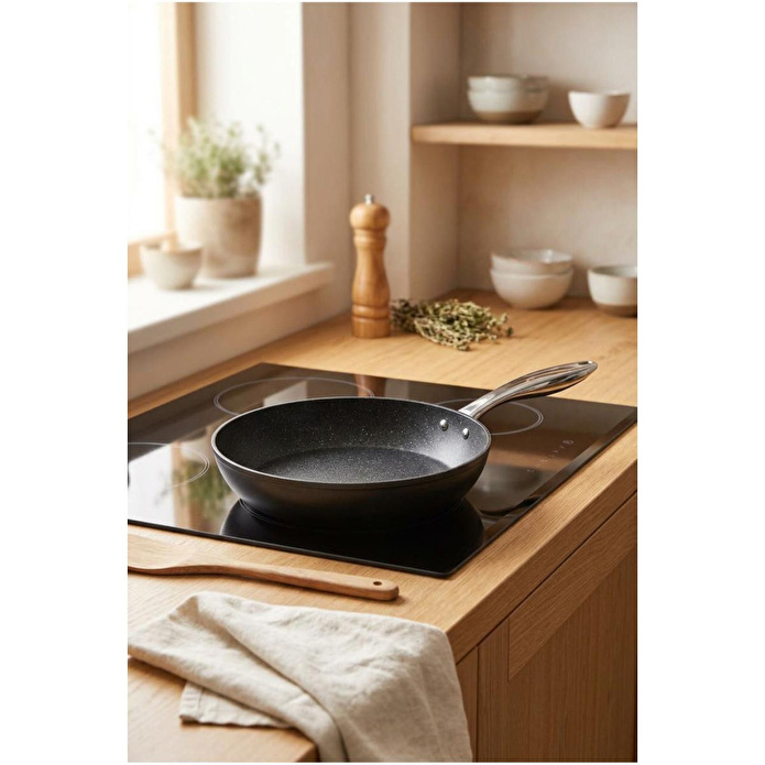 Bernardo Chef Line Granit Tava Siyah 26cm