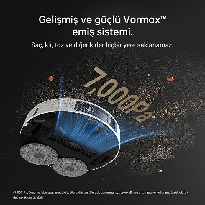 Dreame L20 Ultra Complete Robot Süpürge, Otomatik Paspas Çıkarma Ve Kaldırma, Yıkama Ve Kurutma, 7.000pa Emiş, Kendi Kendini Boşal
