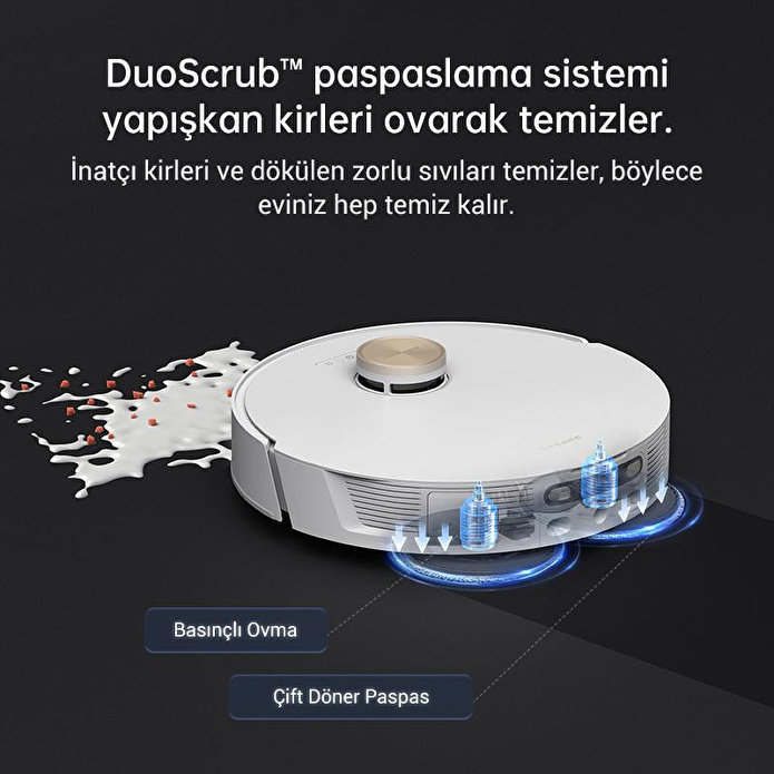 Dreame L20 Ultra Complete Robot Süpürge, Otomatik Paspas Çıkarma Ve Kaldırma, Yıkama Ve Kurutma, 7.000pa Emiş, Kendi Kendini Boşal