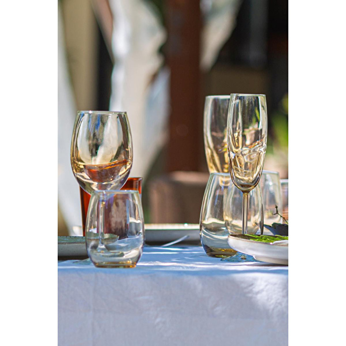 Rakle Larc 4'lü Kadeh Seti Amber 440 Cc