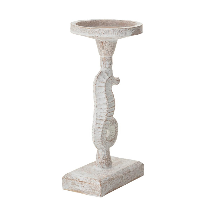 Mudo Home Seahorse Mumluk Beyaz 11x10x23 Cm