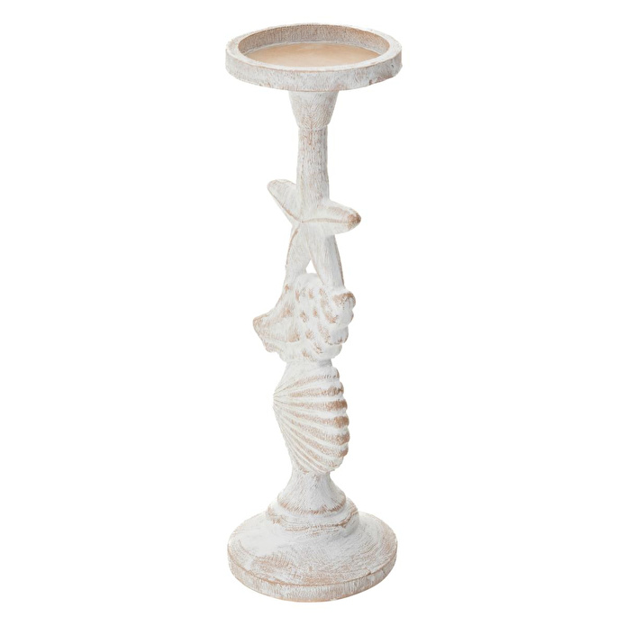 Mudo Home Sea World Mumluk Beyaz 10x10x32 Cm