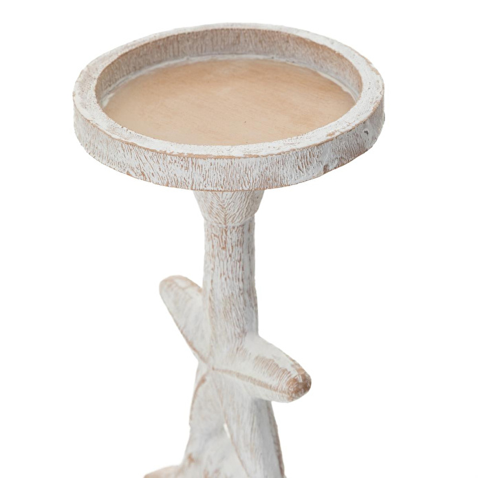 Mudo Home Sea World Mumluk Beyaz 10x10x32 Cm