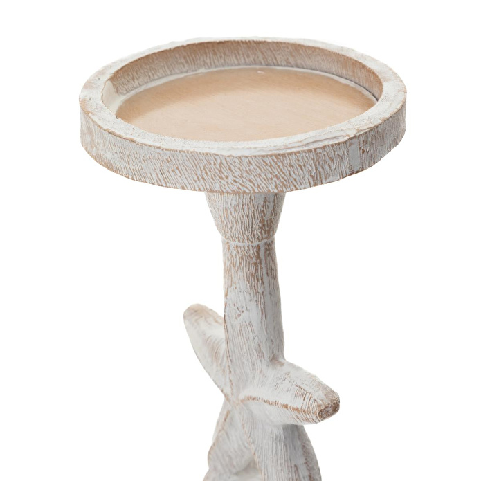 Mudo Home Sea World Mumluk Beyaz 11x11x42 Cm